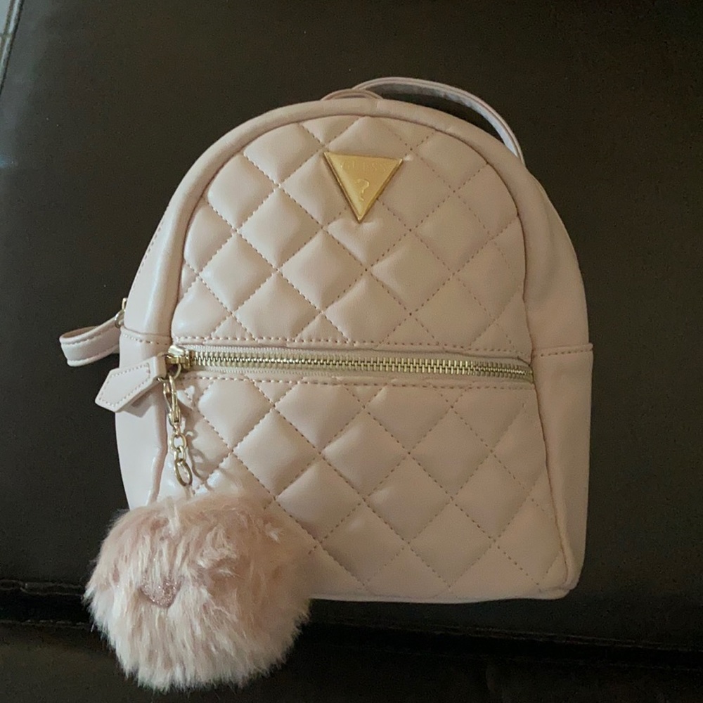 Pink Guess mini backpack